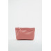 LEATHER CLUTCH BAG WITH LETTER